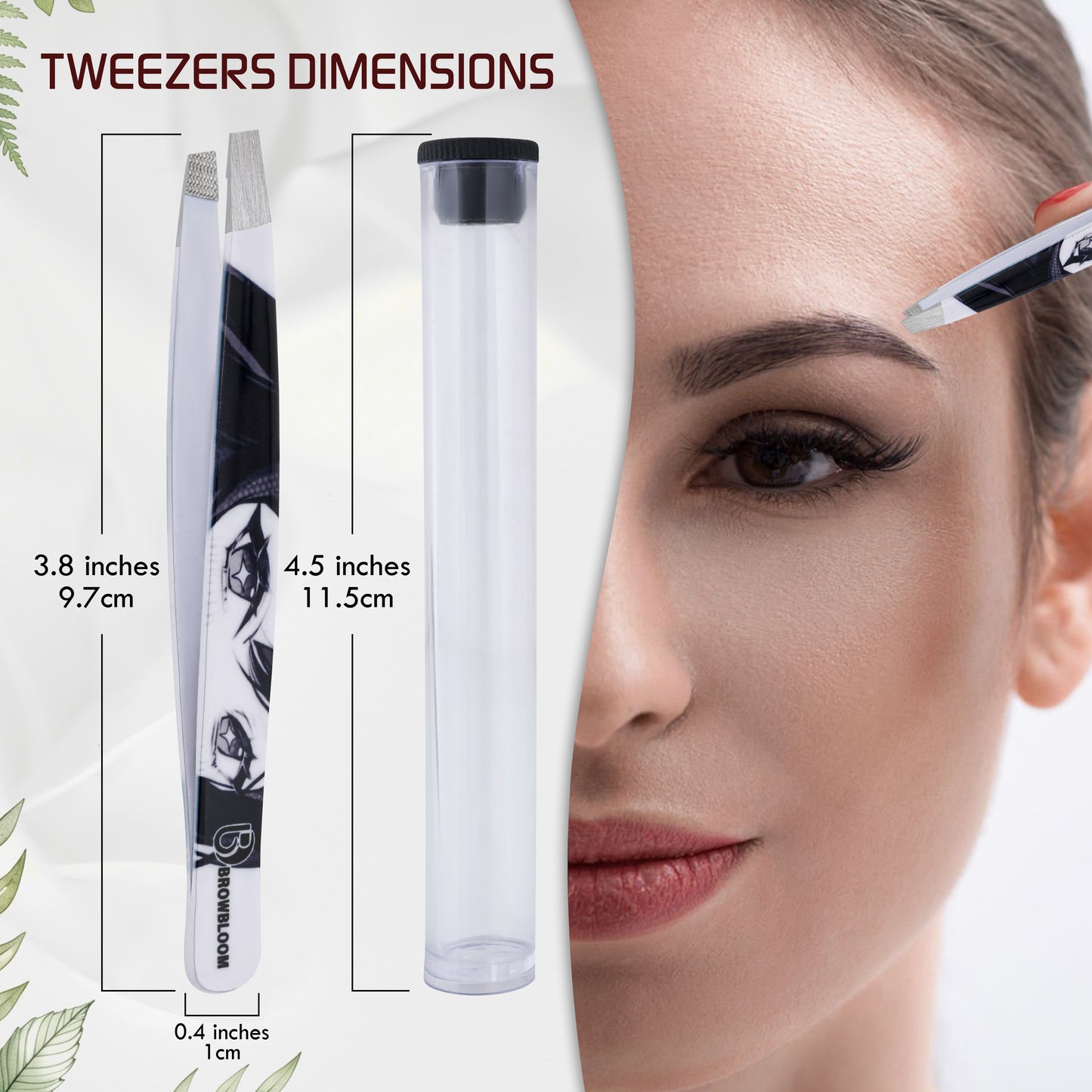 Fiber Tip Slant Tweezer