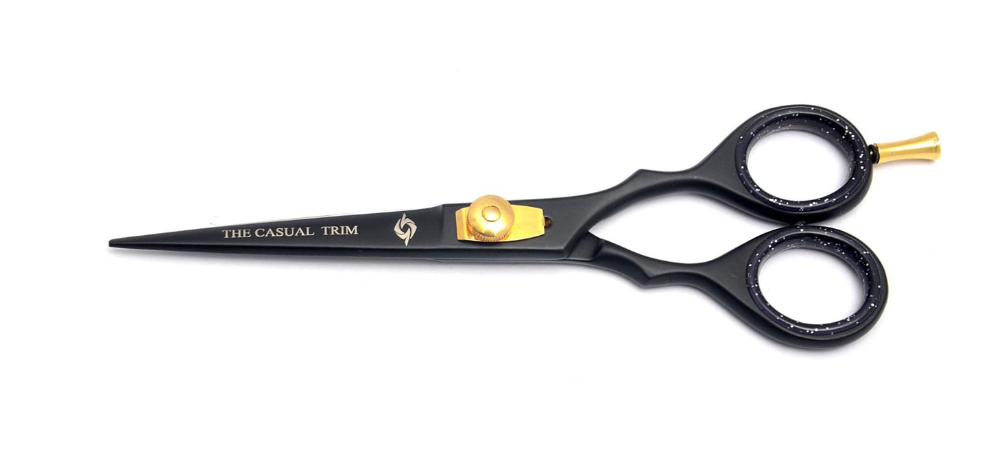 6.5” Right-hand Hairdressing Stainless Steel Scissors In Plasma Coating