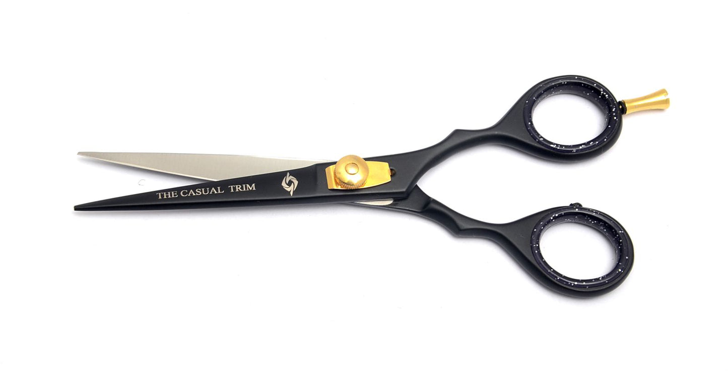6.5” Right-hand Hairdressing Stainless Steel Scissors In Plasma Coating