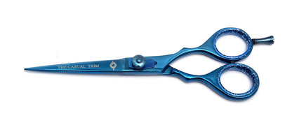 6.5” Right-hand Hairdressing Stainless Steel Scissors In Plasma Coating