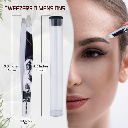 Fiber Tip Slant Tweezer