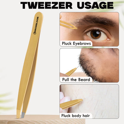 Fiber Tip Slant Tweezer