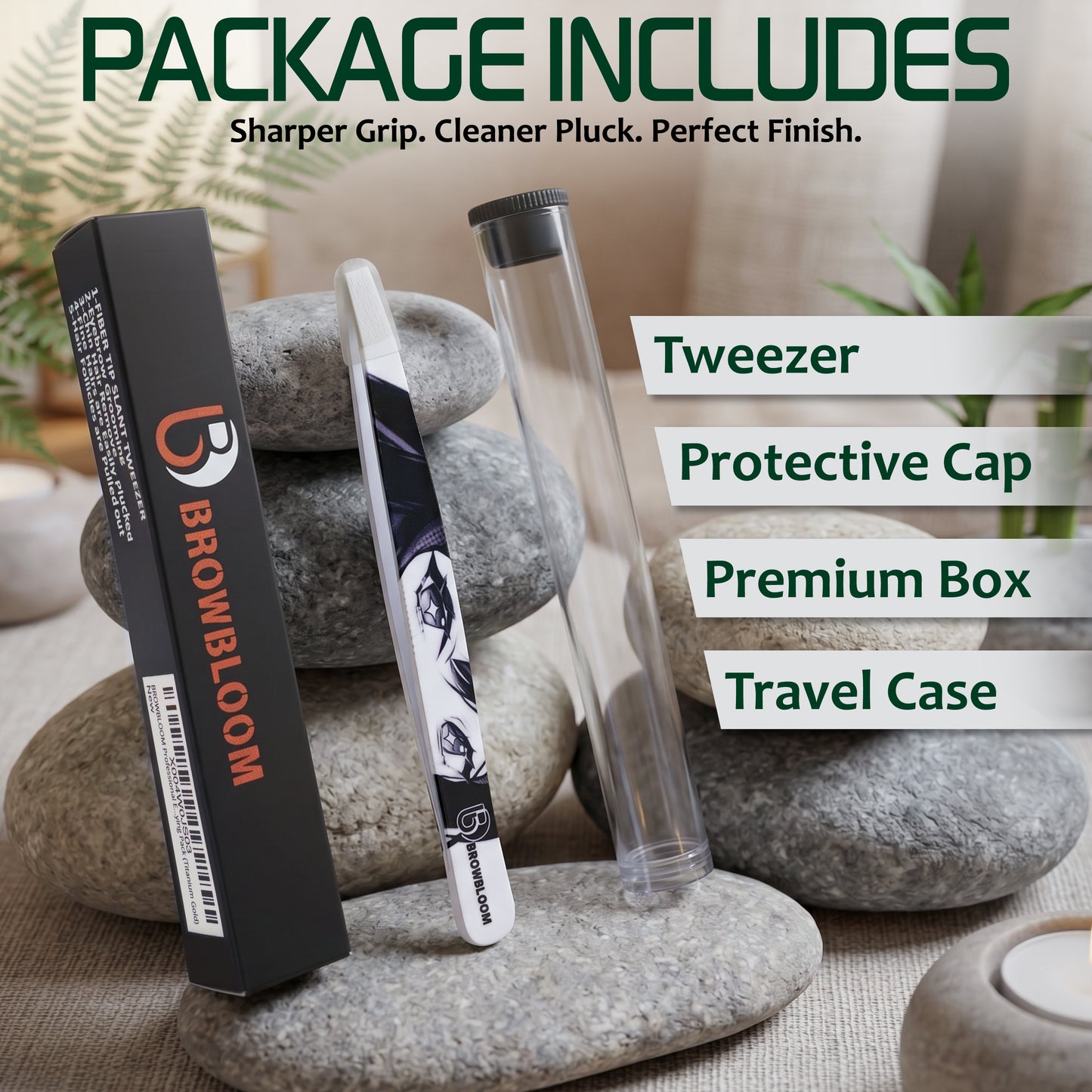 Fiber Tip Slant Tweezer
