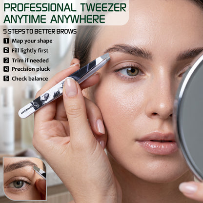Fiber Tip Slant Tweezer