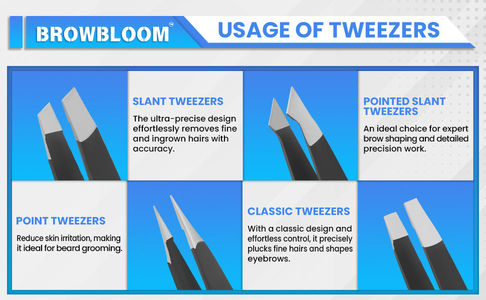 BROWBLOOM TWEEZERS