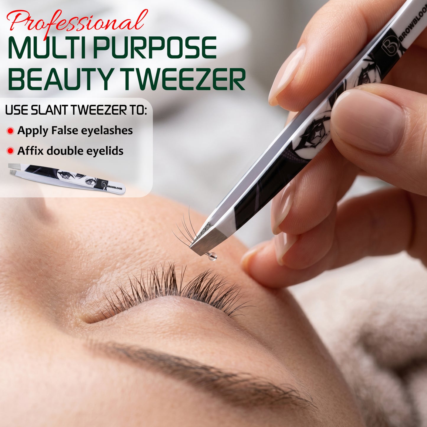 Fiber Tip Slant Tweezer