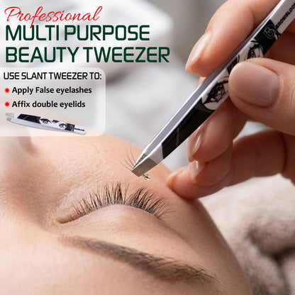 Fiber Tip Slant Tweezer