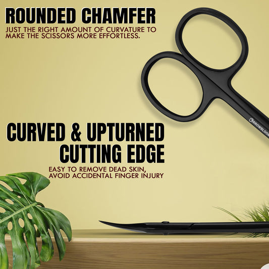 Titanium Black Cuticle Scissors