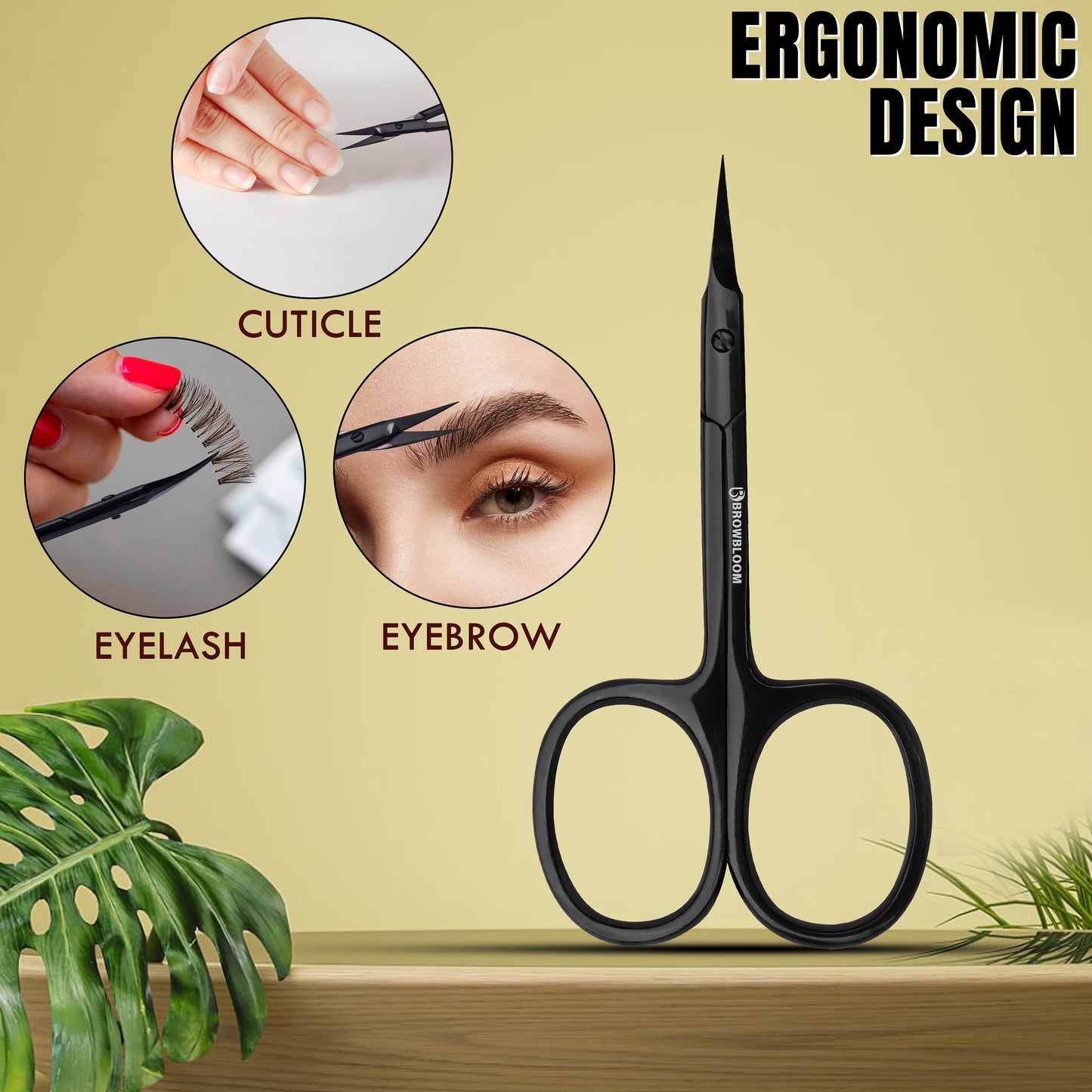 Titanium Black Cuticle Scissors